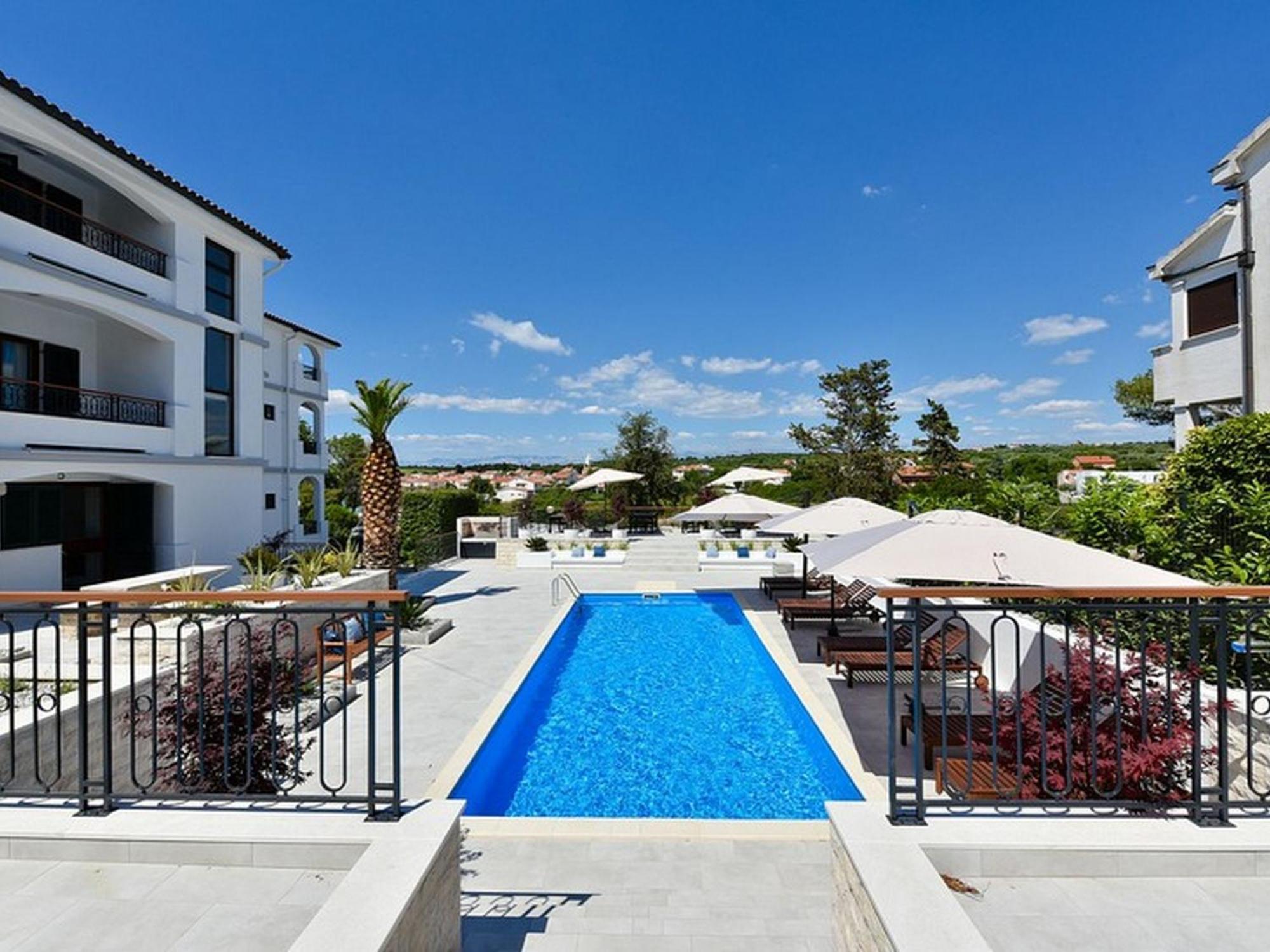 Mediterraneo Garden Apartments Petrcane Ruang foto